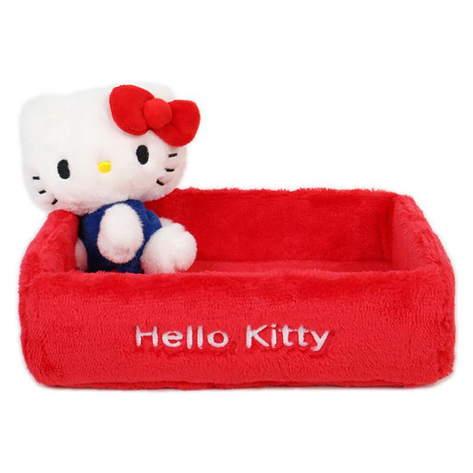 Sanrio | Sanrio Characters Accessory Box with Mascot - Square Shape Hello Kitty