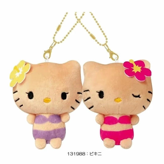 Sanrio | Hello Kitty Niko Nui Magnet Mascot Keychain - Kitty & Mimi (B)