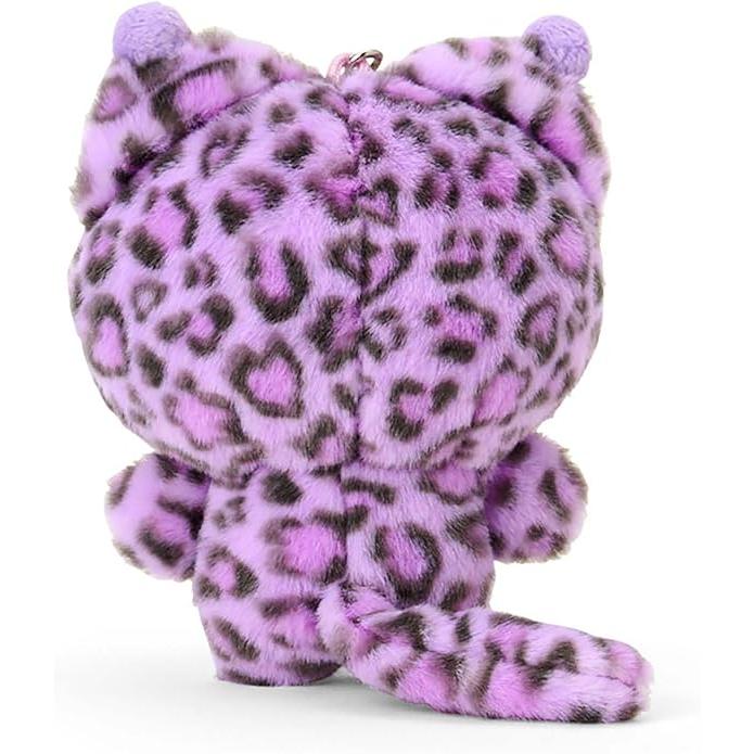 Sanrio | Sanrio Leopard Gal Cat Design Series Mascot Plush Keychain - Kuromi