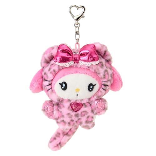 Sanrio | Sanrio Leopard Gal Cat Design Series Mascot Plush Keychain - My Melody