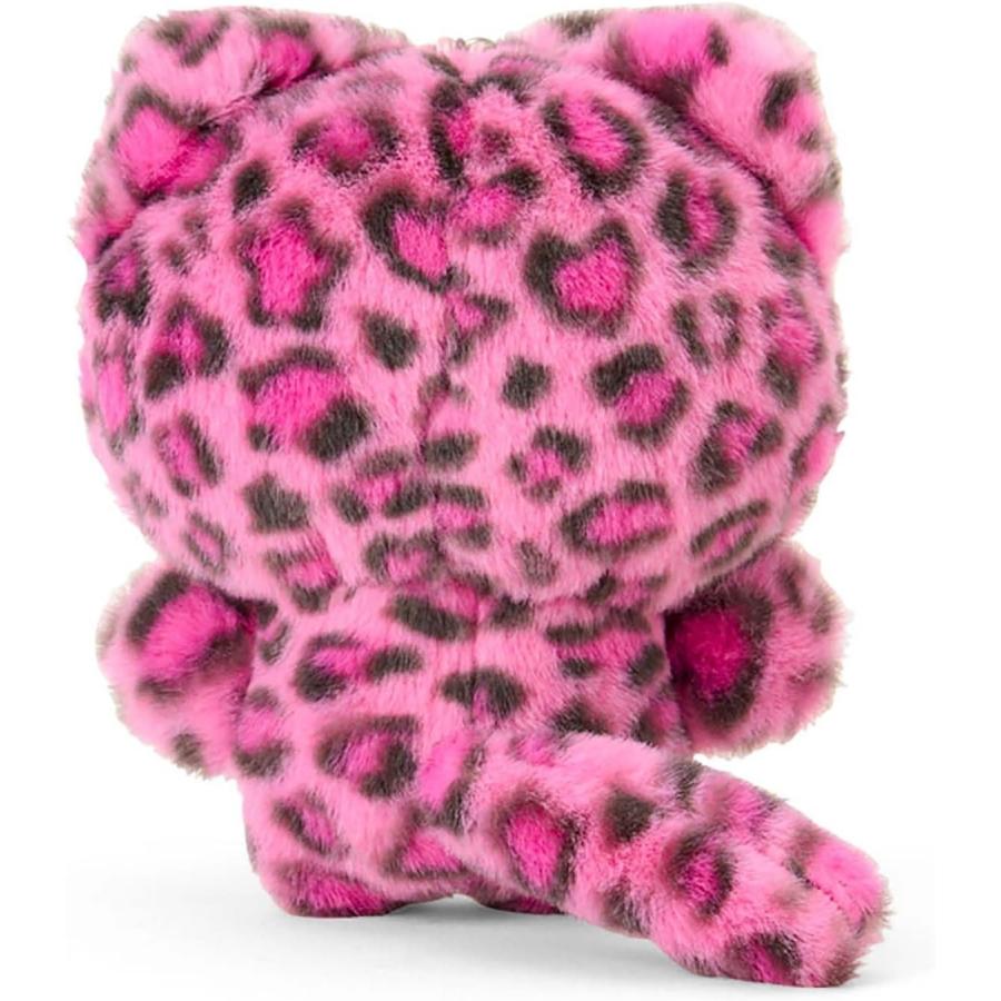 Sanrio | Sanrio Leopard Gal Cat Design Series Mascot Plush Keychain - Hello Kitty Pink