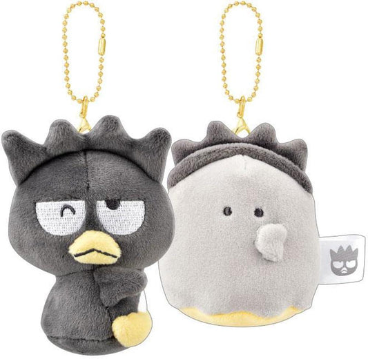 Sanrio | SANRIO Sanrio Characters x Obacane Collaboration | Niko Nui Magnet Mascot Keychain - Bad Badtz-Maru x Obakene Niconui  (Set of 2)