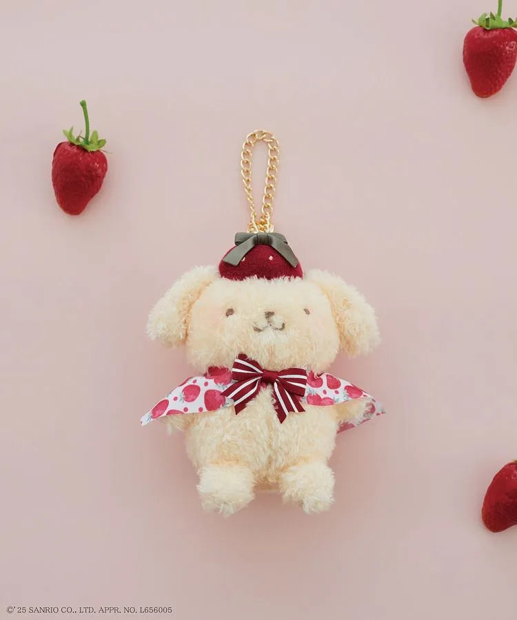 Maison de FLEUR x Sanrio Characters Strawberry News 50th Plush Toy Charm