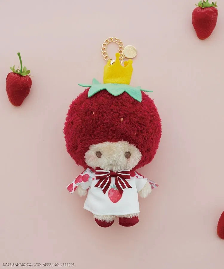 Maison de FLEUR x Sanrio Characters Strawberry News 50th Plush Toy Charm