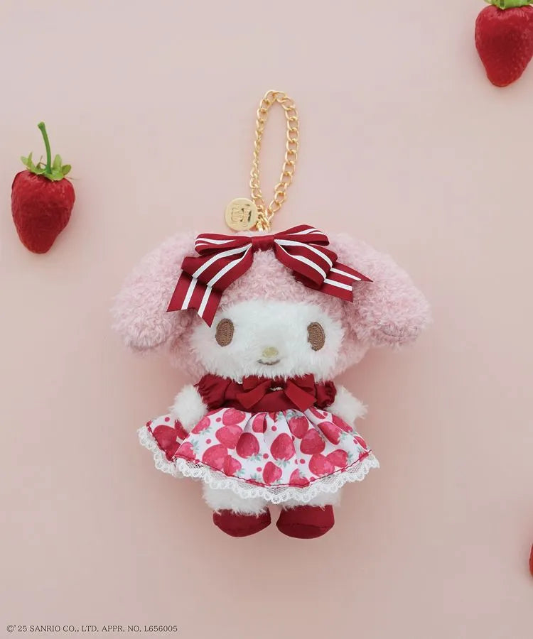 Maison de FLEUR x Sanrio Characters Strawberry News 50th Plush Toy Charm
