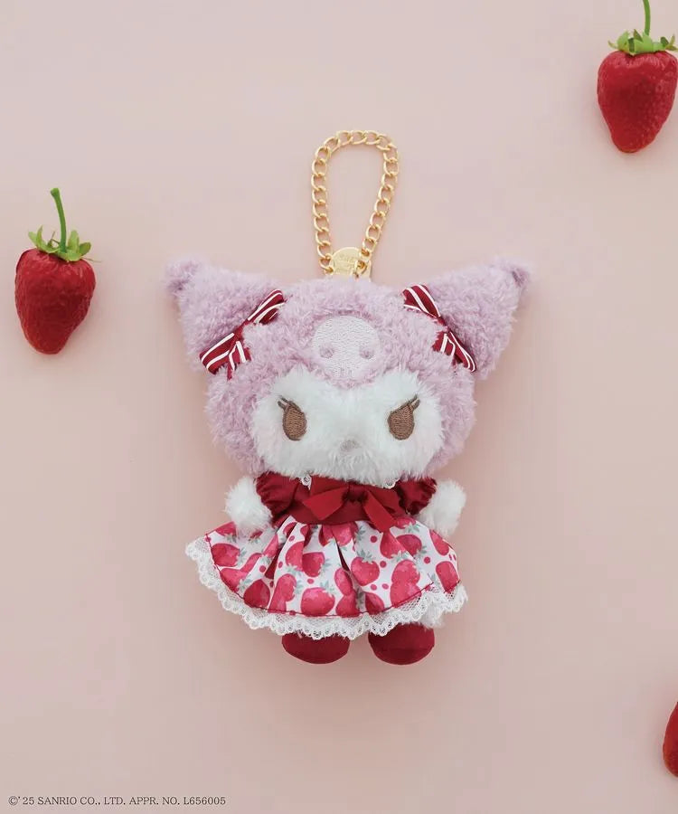 Maison de FLEUR x Sanrio Characters Strawberry News 50th Plush Toy Charm