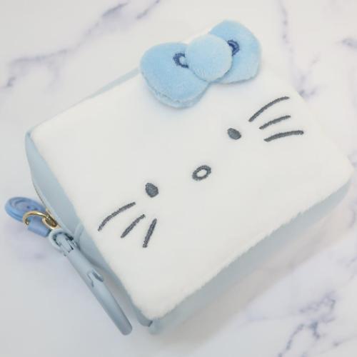 Sanrio | Hello Kitty Lizy Blue Sagara Mini Pouch - White