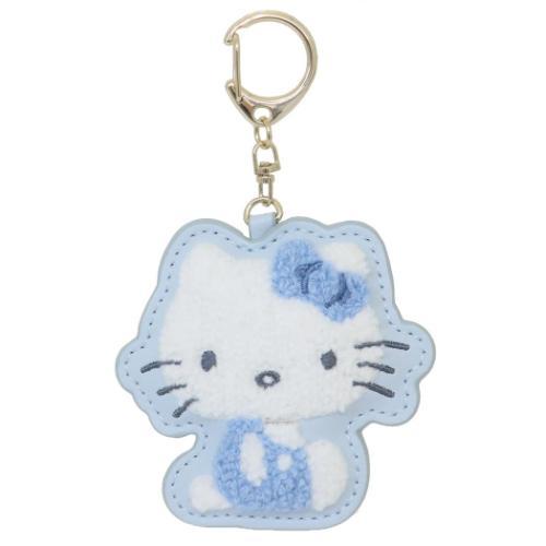 Sanrio | Hello Kitty Lizy Blue Sagara Keychain - Sitting Hello Kitty