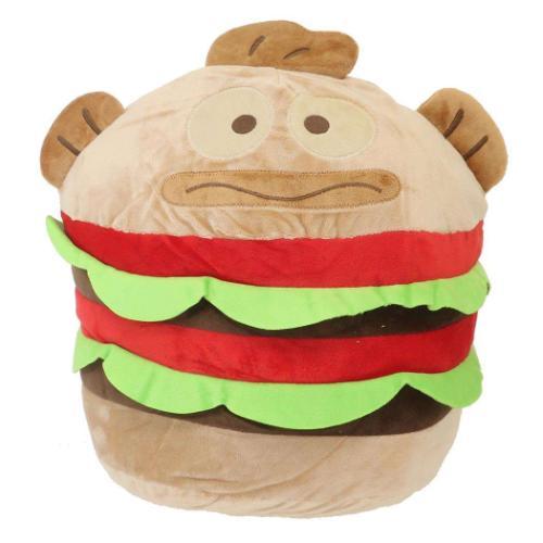 Sanrio | Die-Cut Cushion - Hangyodon : Hamburger