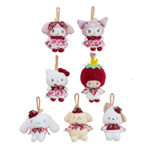 Maison de FLEUR x Sanrio Characters Strawberry News 50th Plush Toy Charm