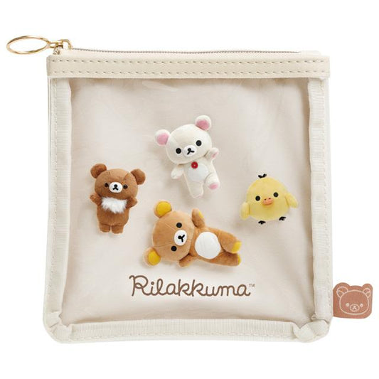San-X | Rilakkuma Nui Photo Series Square Flat Pouch CA77101