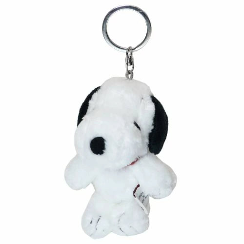 PEANUTS | Snoopy Petit Fluffy Mascot Key Ring - White 166784-22