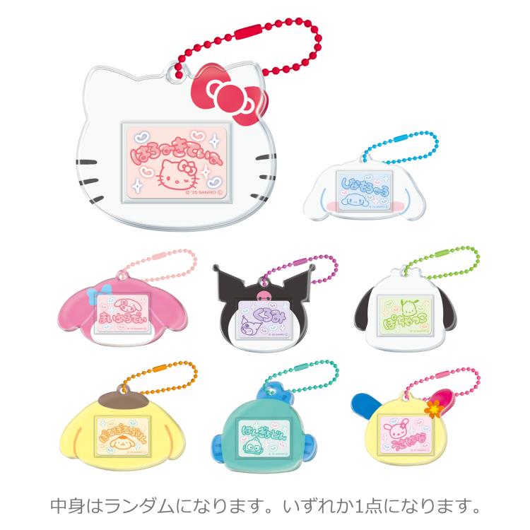 Sanrio | Sanrio Characters Trading Name Badge Keychain Blind Box (8 Types)