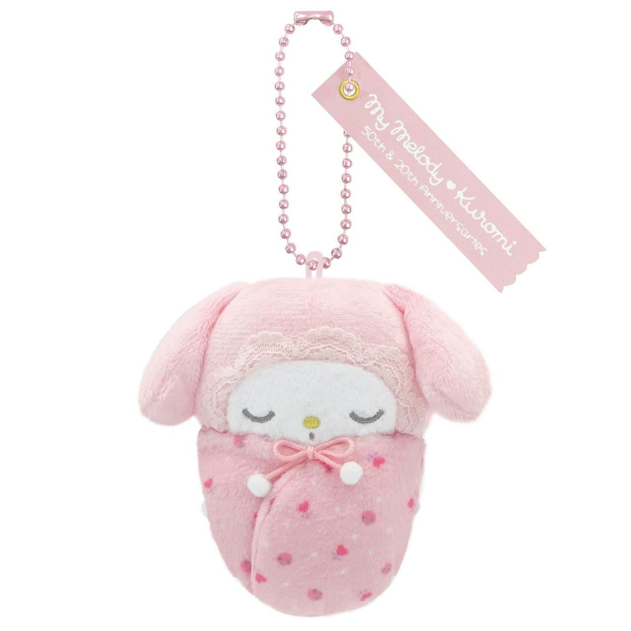 Sanrio | My Melody 🤍 Kuromi 50th & 20th Anniversary Swaddle Mascot - My Melody