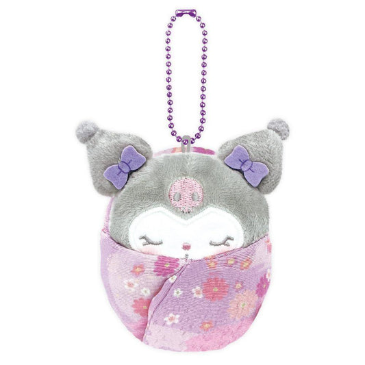 Sanrio | Sanrio Characters Swaddle Japanese Pattern Mascot - Kuromi