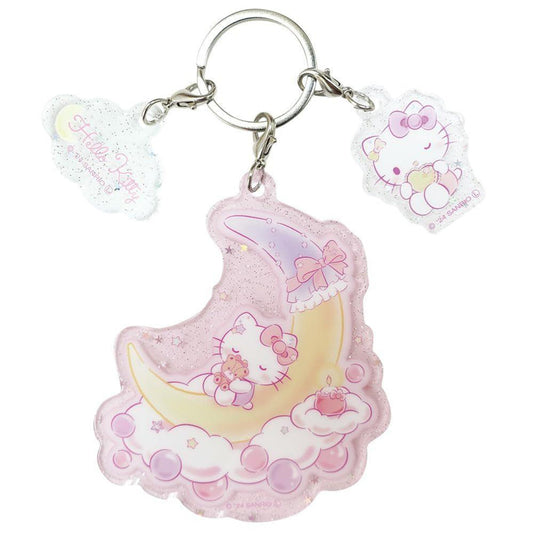 Sanrio | Sanrio Characters Peacefully Sleeping 3-Pieces Charm Keychain - Hello Kitty