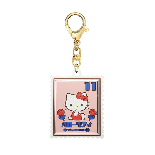 Sanrio | Sanrio Characters Retro Stamp Rubber Keychain - Hello Kitty
