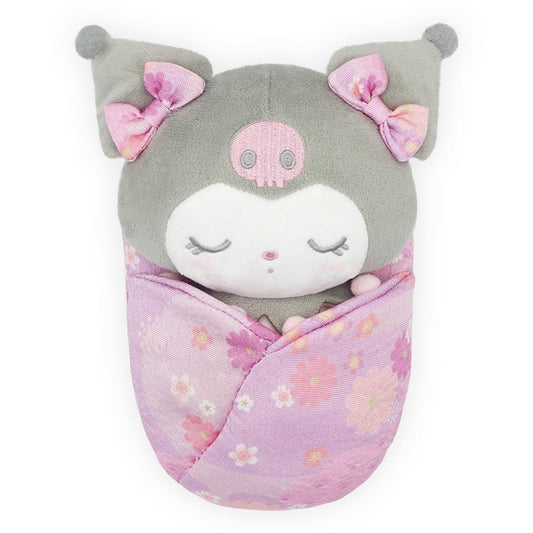 Sanrio | Sanrio Characters Swaddle Japanese Pattern Plush Toy (L) - Kuromi