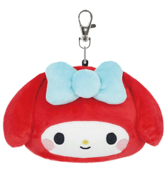 Sanrio | Face Pass Case Coin Case with Reel - My Melody