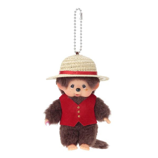 Monchhichi | Monchhichi x NETFLIX ONE PIECE Season 2 Mascot Keychain SS - Luffy