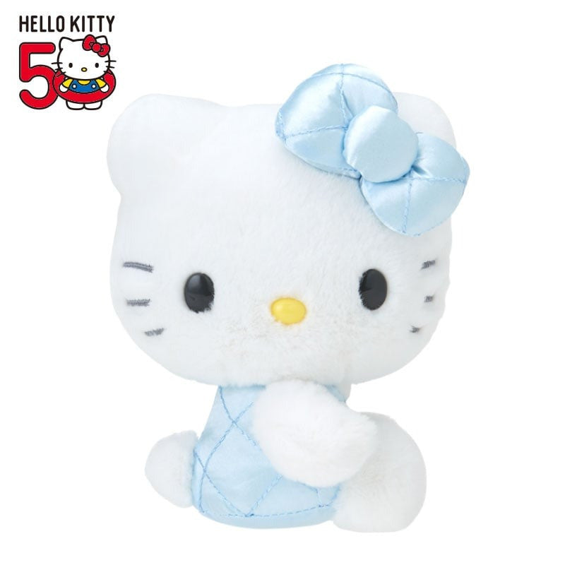 Sanrio | Hello Kitty 50th Anniversary | Hello Kitty 24 Colors Collective Plush Blue Quilt