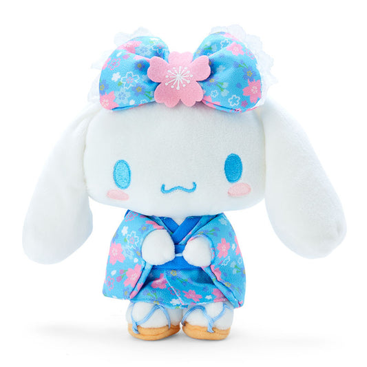 Sanrio | Sakura Kimono Design Plush Toy -  Cinnamoroll Blue