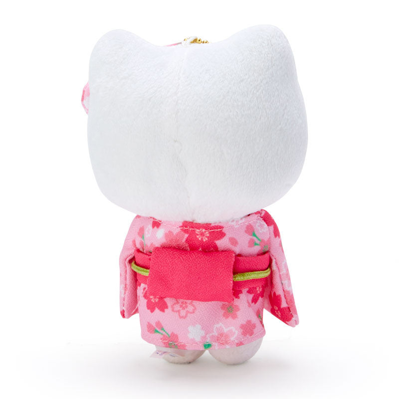 Sanrio | Sakura Kimono Design Plush Keychain - Hello Kitty (Pink)