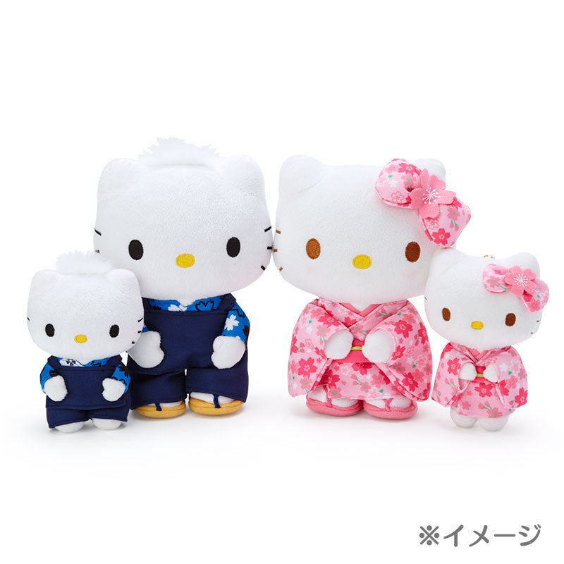 Sanrio | Sakura Kimono Design Plush Keychain - Hello Kitty (Pink)