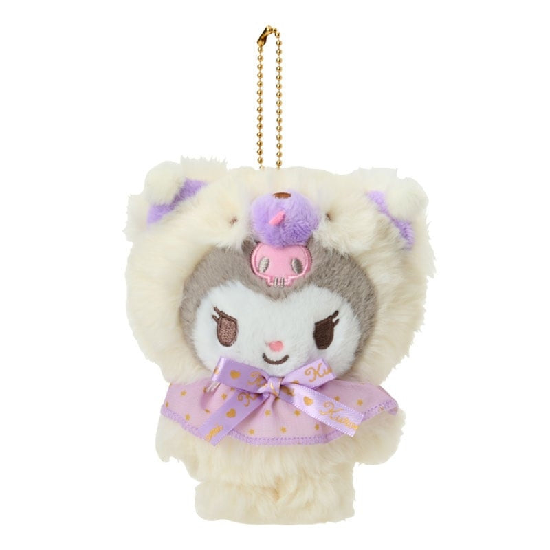 Sanrio | Fuwamosa Doll Series Mascot Plush Keychain - Kuromi
