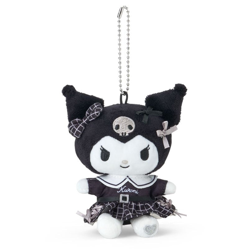 Sanrio | Monotone Plush Keychain - Kuromi
