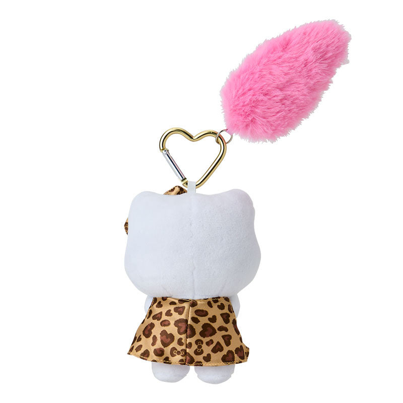 Sanrio NIC | Hello Kitty Tail Leopard Print Mascot Charm - Brown