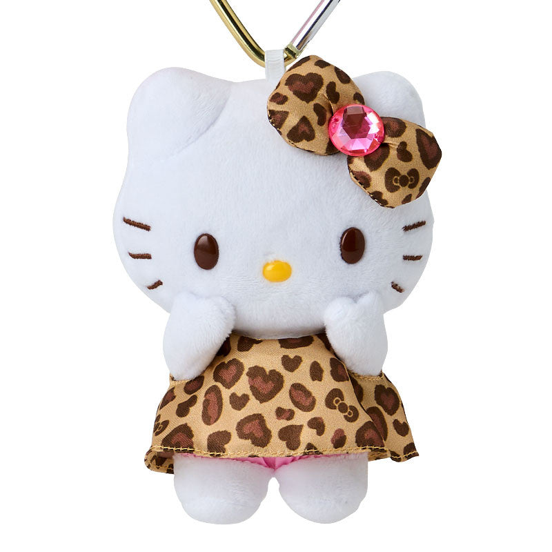 Sanrio NIC | Hello Kitty Tail Leopard Print Mascot Charm - Brown