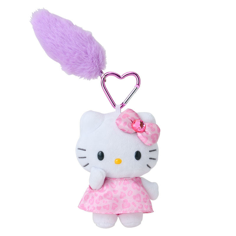 Sanrio NIC | Hello Kitty Tail Leopard Print Mascot Charm - Pink