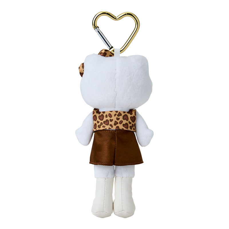 Sanrio NIC | Hello Kitty Style Up Plush Keychain - Leopard Brown Ver.