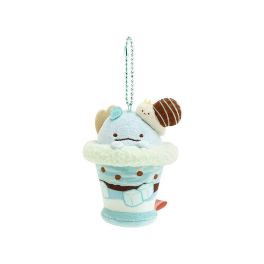 San-X | Sumikko Gurashi Café Sumikko De Chocolate Fair Hanging Stuffed Toy - Tokage Mint Chocolate Parfait