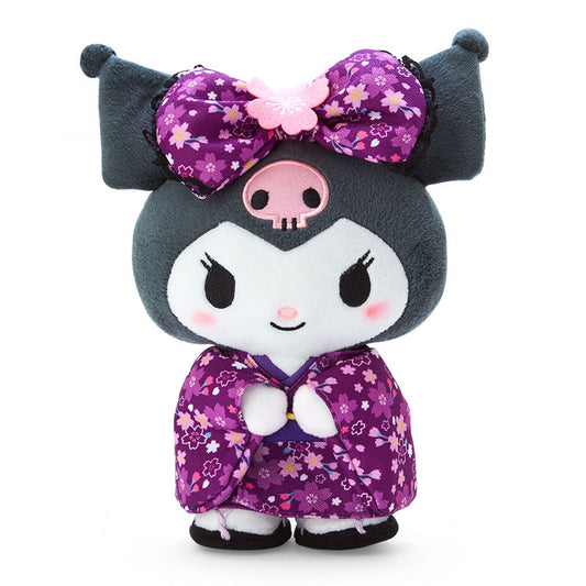Sanrio | Sakura Kimono Design Plush Toy - Kuromi Purple