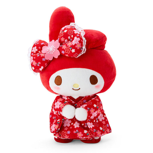 Sanrio | Sakura Kimono Design Plush Toy - My Melody Red