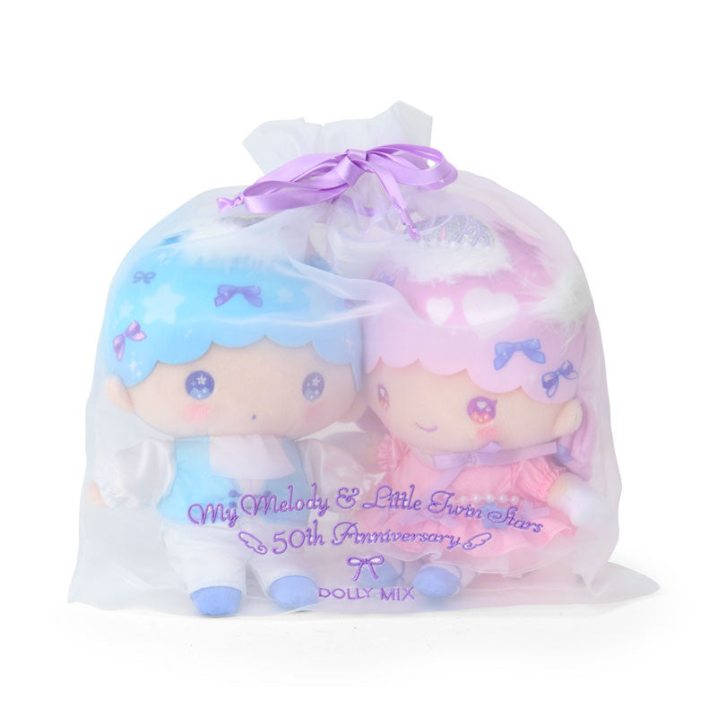 Sanrio | Dolly Mix x My Melody & Little Twin Stars 50th Plush Toy - Little Twin Stars Set S