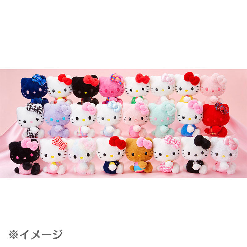 Sanrio | Hello Kitty 50th Anniversary | Hello Kitty 24 Colors Collective Plush Blue Quilt