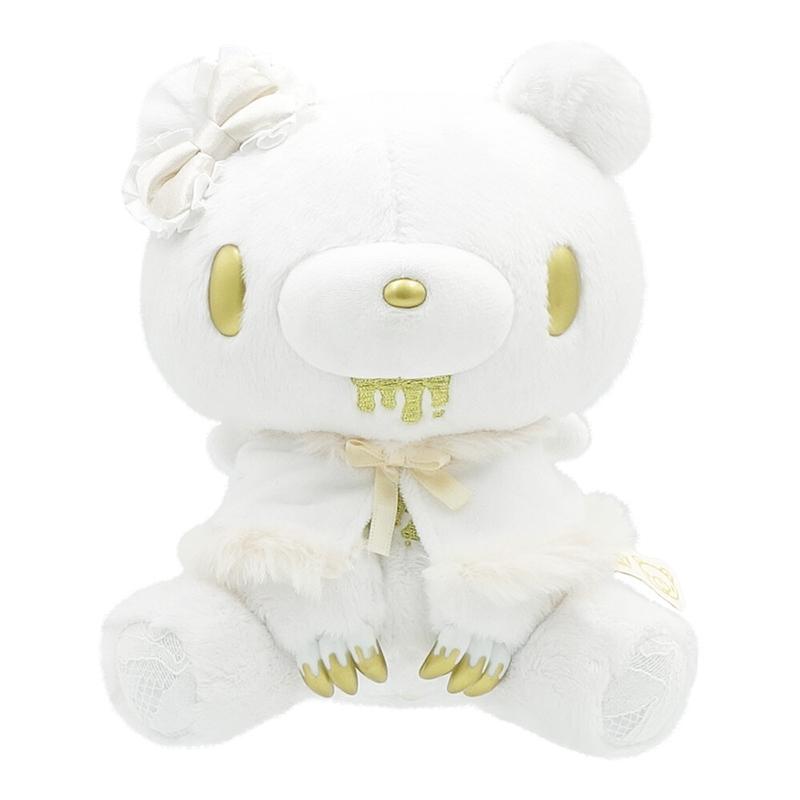GLOOMY BEAR | GLOOMY Angel Ribbon Hand-Sized Plush Toy - White Angel