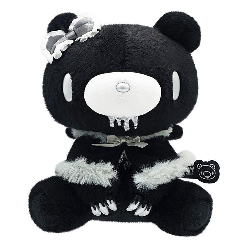 GLOOMY BEAR | GLOOMY Angel Ribbon Hand-Sized Plush Toy - Black Angel