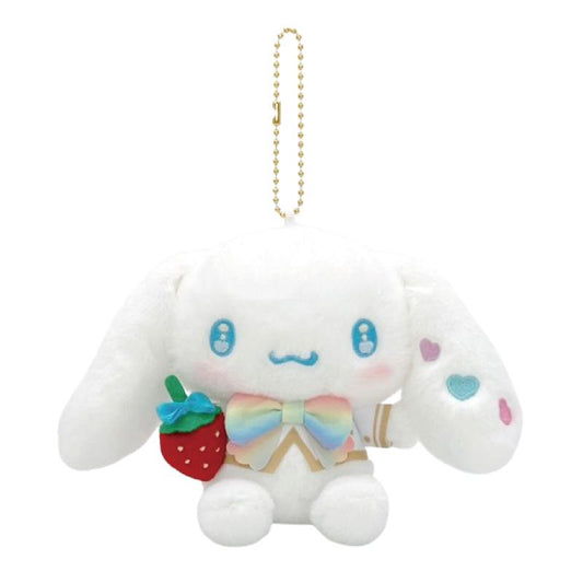 Sanrio | Sanrio Characters 50th Anniversary Strawberry News Mascot Holder - Ichigo Shimbun Cinnamoroll