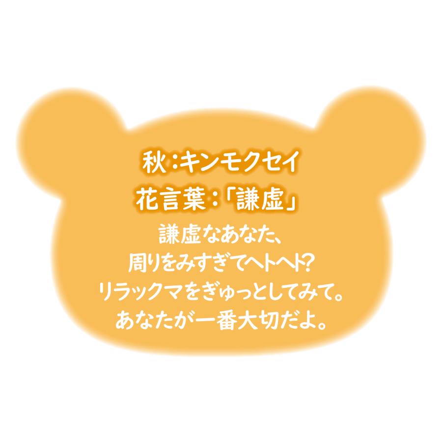 San-X | Rilakkuma Store GINZA Limited | Rilakkuma 'Thinking of You' Four Season Plush Toy (S) - Rilakkuma Autumn
