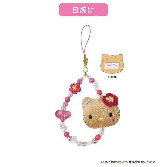 Sanrio | Heisei Nostalgia Series | Hello Kitty Face Mascot Strap Sunburn