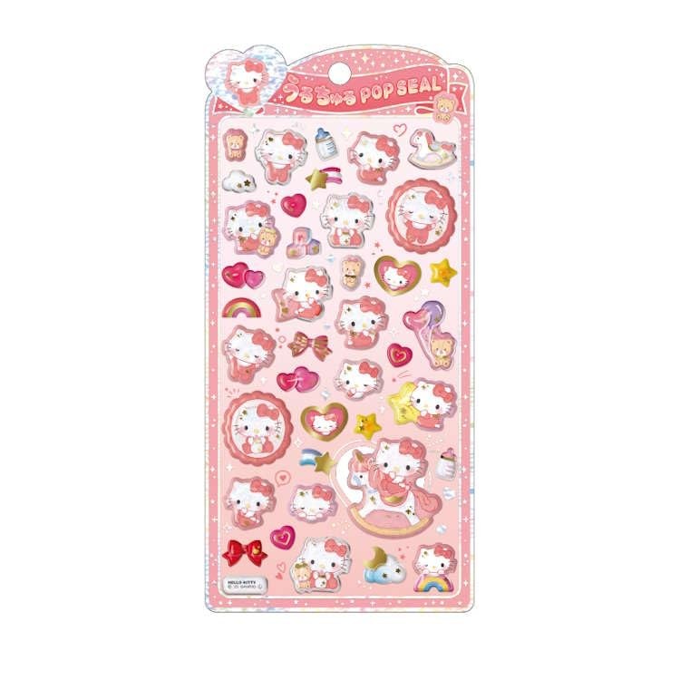Sanrio | Uruchuru  Pop Seal Sticker - Hello Kitty