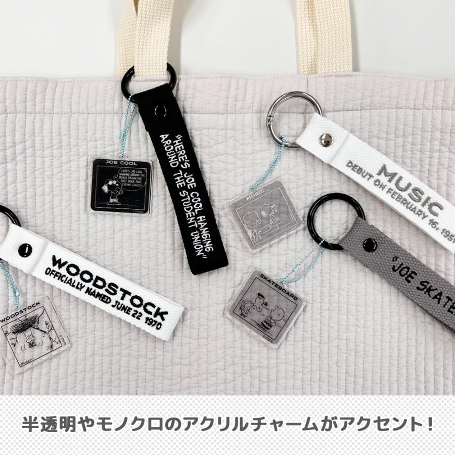 PEANUTS | Snoopy Monotone Embroidered Tag Keychain Blind Box