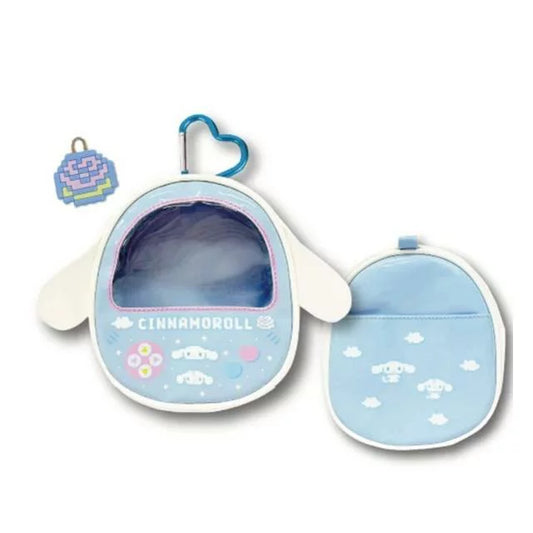 Sanrio | Sanrio Characters Subculture Clear Window Make Up Bag with Carabiner - Cinnamoroll
