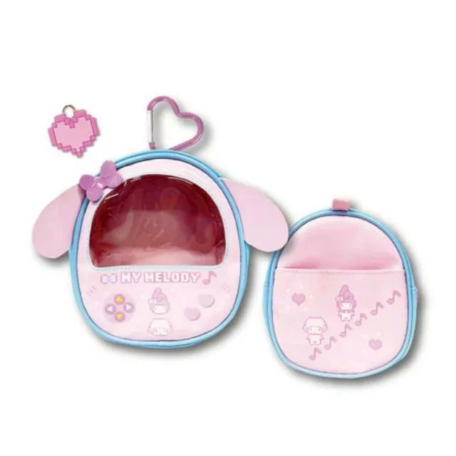 Sanrio | Sanrio Characters Subculture Clear Window Make Up Bag with Carabiner - My Melody