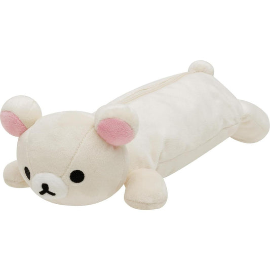 San-X | Rilakkuma "Korilakkuma's Strawberry Day" Pen Plush Pouch - Korilakkuma