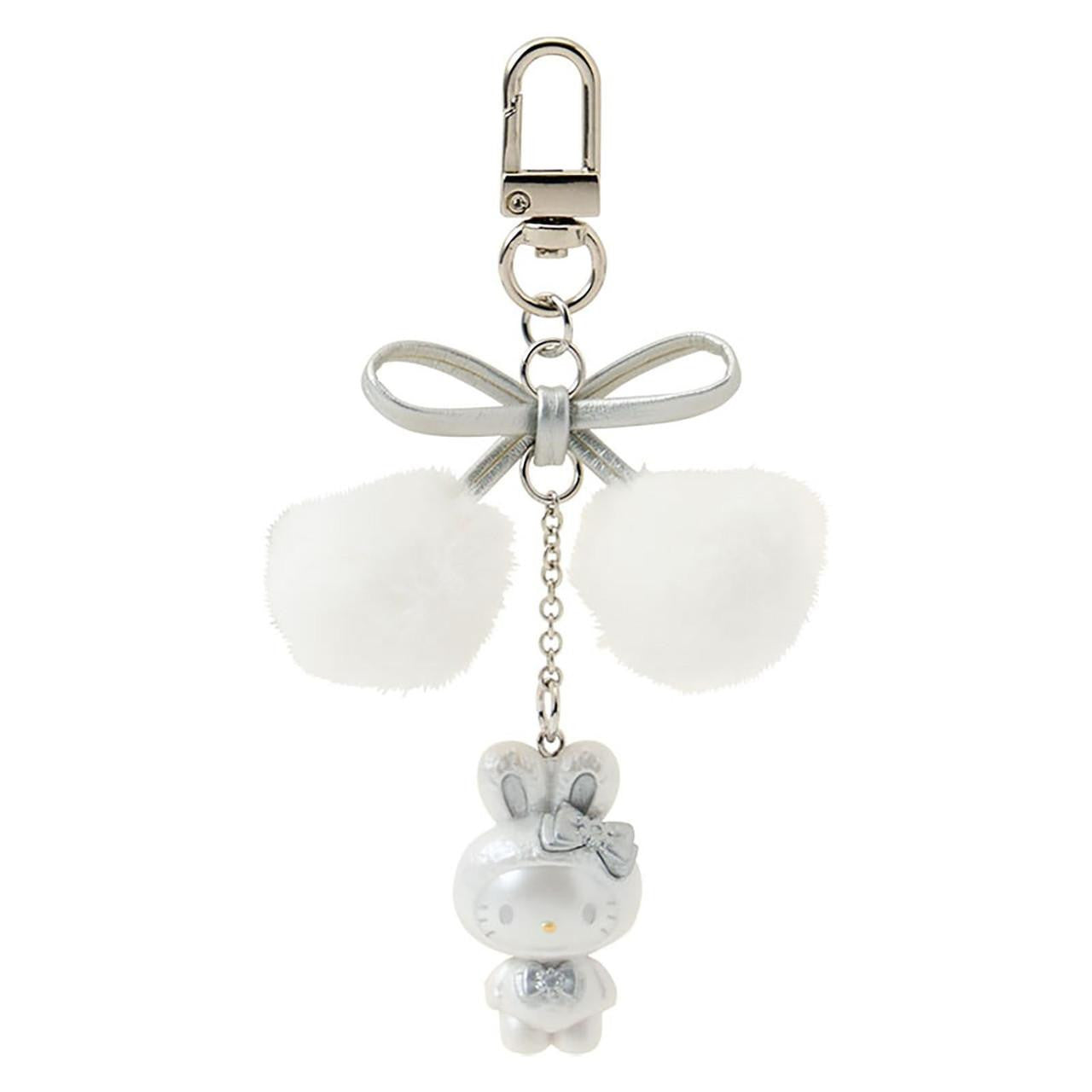 Snowball Rabbit Keyringdoll Sanrio | Fluffy Snow Rabbit Keychain - Cinnamoroll – SogoSogo